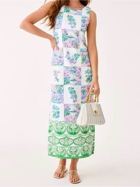 NWT Lilly Pulitzer 14 Dee Stretch Maxi Dress “Sunny Dee” *LIMITED EDITION* ✨💲348